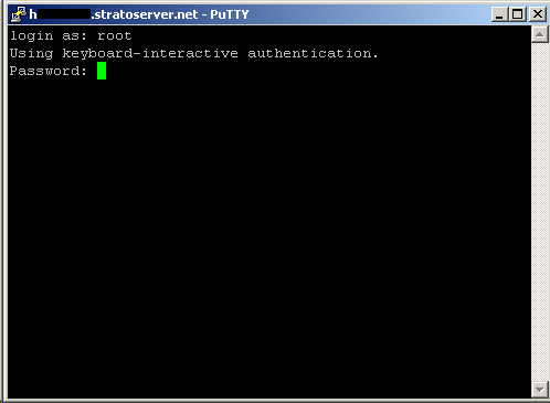 Putty - Login